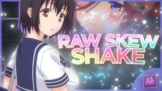 Skew Shake Tutorial DADDYRAW  After Effect AMV Tutorial free preset link [upl. by Ruhtra]