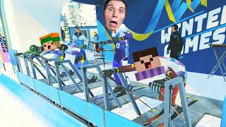 3 Youtuber bei den OLYMPISCHEN WINTERSPIELEN [upl. by Behlau7]