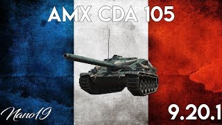 WoT  AMX Cda 105  As de char  Replay commenté [upl. by Py212]