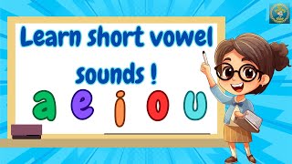 Learn Vowels Short sound vowels Three letter wordsvowels [upl. by Krishna]