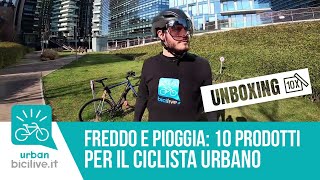 Abbigliamento invernale per il ciclismo urbano 10 consigli anti freddo e pioggia [upl. by Adalai]