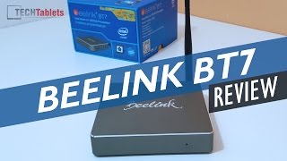 Beelink BT7 Review  Fan Cooled Atom X7 Z8700 PC Benchmarks 4k amp Gaming Test [upl. by Aniara]