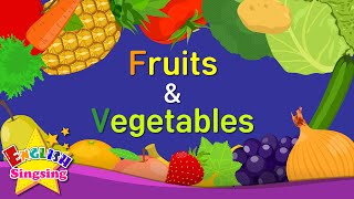 Kids vocabulary Old Fruits amp Vegetables  Learn English for kids  English educational video [upl. by Llenra]