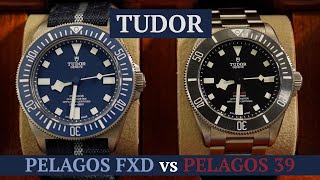 Which Pelagos do you prefer A visual comparison of the Tudor Pelagos FXD amp Pelagos 39 [upl. by Niamart]