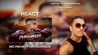 ELE NÃO ERRA🔥 React MC Paiva  Purosangue [upl. by Nadabb]