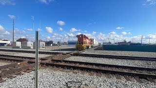 SJVRR Crosses The BNSF Hanford Subdivision [upl. by Tsai]