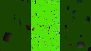 Confetti Animation Green Screen Effects [upl. by Mendes]