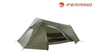 FERRINO LIGHTENT 2 PRO Tent Assembly Instructions [upl. by Aerdnu643]