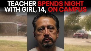 Mesquite teacher accused of grooming student 14 spending the night with her at school [upl. by Hnamik]