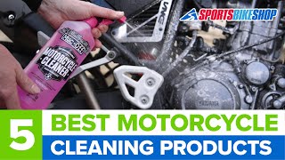 The best 5 motorcycle cleaning products  Sportsbikeshop [upl. by Ahlgren536]