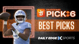 CFB DRAFTKINGS PICK6 PICKS  WEEK6 SATURDAY COLLEGE FOOTBALL  1052024 [upl. by Rainwater]