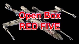 Star Wars XWing Starfighter Red 5 The Rise of Skywalker Open Box Review [upl. by Prisilla]