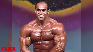 Nasser El Sonbaty  His 1st Olympia  1994 Mr Olympia Posing Routine [upl. by Cotterell445]