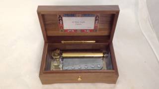 Vintage Reuge 3 Tune 72 Note Music Box O Holy Night [upl. by Oskar]