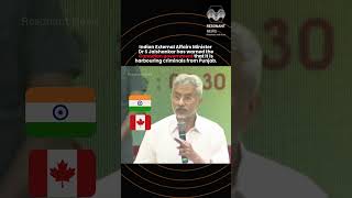 Dr S Jaishankar Warns Canada [upl. by Kcirdez]