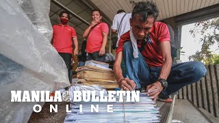 Postman arranging mails in Philpost Logistic Office in Port Area Manila [upl. by Otrebilif]