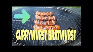 Currywurst Bratwurst 1st attempt Cooking Smoked Food [upl. by Mauricio]