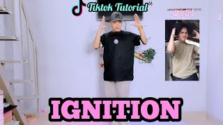 IGNITION Dance Challenge Tiktok Tutorial Easy Step by step for Beginners [upl. by Aynatan425]