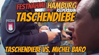 Taschendiebe in Hamburg auf der Reeperbahn  Trickdiebe nach Antanztrick festgenommen [upl. by Roanne585]