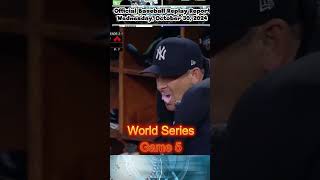 World Series Game 5 Dodogers vs Yankees Ohtani Interruptedshorts [upl. by Adniralc]