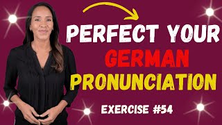 German Pronunciation Practice for Beginners Exercise 54 [upl. by Si872]