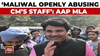 AAP MLA Naresh Balyan Slams Swati Maliwal Over New Video Later Deletes The Post  India Today News [upl. by Miun]