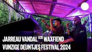 Jarreau Vandal B2B Waxfiend  Vunzige Deuntjes Festival 2024  Amsterdam  Eclectic stage by Stewww [upl. by Herby993]