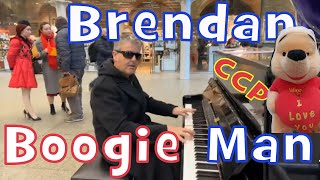 Boogie Woogie British Piano player Brendan Kavanagh fights off Anti Social CCP Chinese in London [upl. by Baker715]