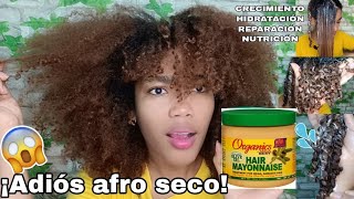 LA MEJOR KERATINA PARA CABELLO SECO Y MALTRATADO ✨💦RESEÑA ORGANICS HAIR MAYONNAISERachell [upl. by Cioffred]