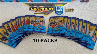 Opening 10 Packs Panini Fifa 365 Adrenalyn XL 2023 TR 10 Paket Panini Futbolcu Kartı Açılışı [upl. by Tarabar]