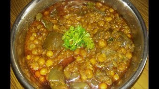 వంకాయ పచ్చి బఠాణి కూర  vankaya pachi batani koora  Brinjal with mutter  in Telugu [upl. by Gavrila]