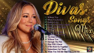 Collection of the best songs of the worlds top divas 💖 Mariah Carey Celine Dion Whitney Houston [upl. by Airahcaz129]