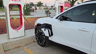 Supercharging a GM Blazer EV using NACS and A2Z adapter on a Tesla V3 [upl. by Brnaby]