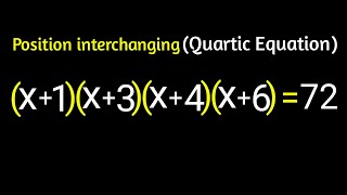 Quartic Equation  position manipulation [upl. by Leotie]