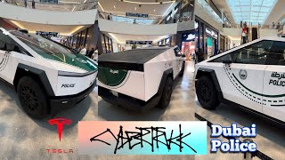 2024 TESLA Cybertruck Dubai Police Car  First Look🔥🔥 DubaipoliceCar Cybertruck tesla EV [upl. by Delanos]