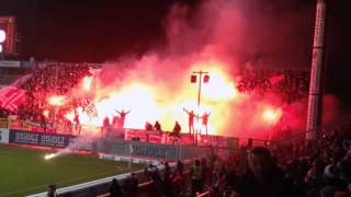 Pyro  VfR Aalen vs Fortuna Düsseldorf 10 01112013 2 Bundesliga [upl. by Patsy277]