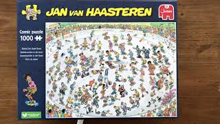 Jan van Haasteren ‘Skateboarden in de bowl’ Skaten 1000 stukjes Skaten Puzzel1000Stukjes [upl. by Nodnek173]