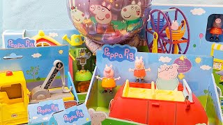 PEPPA PIG Toys Unboxing ASMR Toy Car Farm Peppa Pig [upl. by Baggs278]