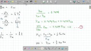 Problema de Izquierdo Reactor Batch Presiones parciales [upl. by Pauline]