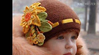 50 estilos de GORROS TEJIDOS para NIÑA 2018 knitted girls hat❤️😍💜 [upl. by Zimmermann862]