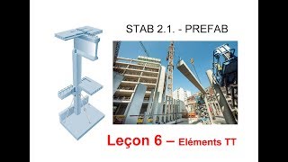 STAB 21  PREFAB  6  Planchers et Toitures préfabriquées  éléments TT [upl. by Nnovahs289]