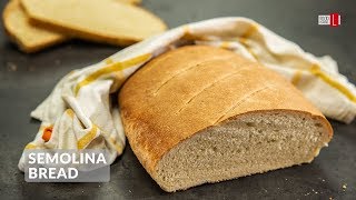 Semolina Bread  Food Channel L  A New Recipe Every Other Day [upl. by Veron]