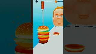 Burger Runner 🍔🍔 Make Extra large Hamburger cheese Burger part 105 xxlsandwichgameplay [upl. by Nilknarf225]