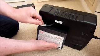 How to change an APC Backup ES700 UPS Battery [upl. by Downing]