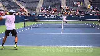 Fabio Fognini  Tommy Haas 2013 2  4 [upl. by Kacie639]