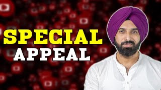 Harmeet Singh Special Appeal To Youtube Family [upl. by Enelaehs954]