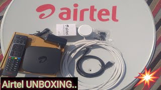 Airtel DTH New HD Connection Unboxing  Airtel Digital HD set Top Box Unboxing amp Review [upl. by Pfister40]