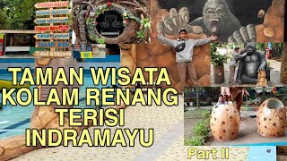 wisataindramayu  Taman Wisata Kolam Renang Terisi Indramayu part II [upl. by Kalvn566]