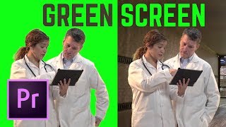 HOW TO Green Screen Chromakey Premiere Pro CC [upl. by Mahla130]