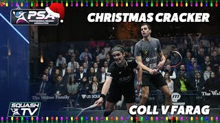 Squash Coll v Farag  FULL MATCH  Windy City Open 2020  Christmas Cracker [upl. by Siro715]